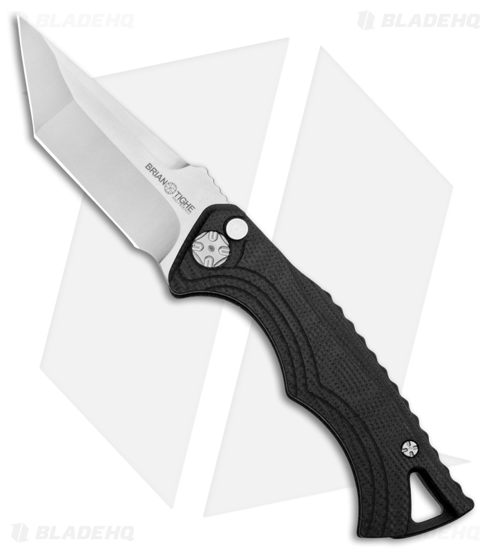 Brian Tighe & Friends Small Tighe Fighter Tanto Automatic G-10 (3" Bright SW)