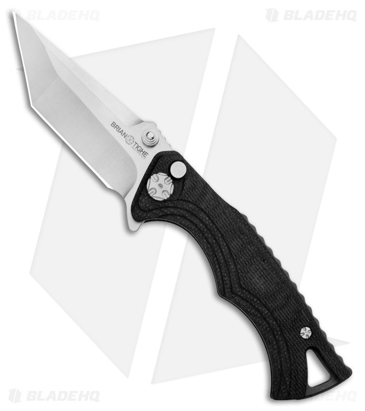 Brian Tighe & Friends Small Tighe Fighter Tanto Flipper G-10 (3" Bright SW)