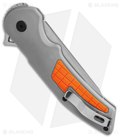 Buck Hexam Folding Knife Gray/Orange Poly (3.3" Satin) 0261ORS
