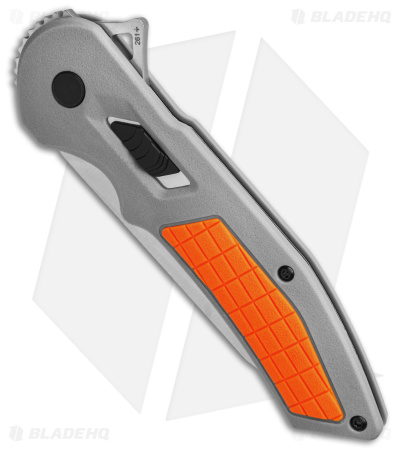 Buck Hexam Folding Knife Gray/Orange Poly (3.3" Satin) 0261ORS