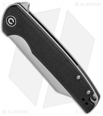 CIVIVI Brigand Liner Lock Knife Black G-10 (3.5" Satin D2) C909C