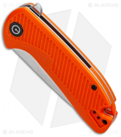 CIVIVI Durus Liner Lock Knife Orange G-10 (3" Satin) C906C
