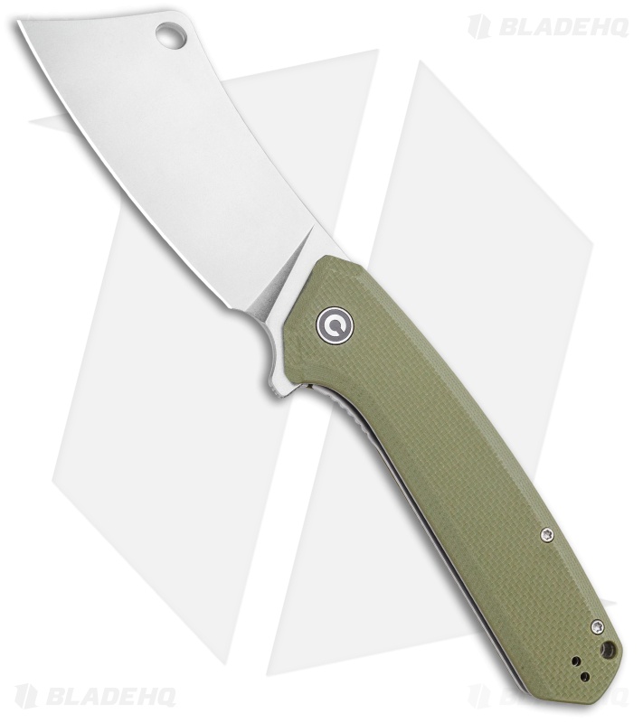 CIVIVI Mastodon  Liner Lock Knife OD Green G-10 (3.8" Stonewash) 