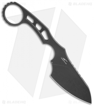 CIVIVI Planck Skeletonized Fixed Blade Knife (2.9" Black Stonewash) C2022B