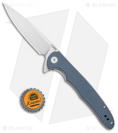 CJRB Cutlery Briar Liner Lock Knife Gray G-10  (3.75" D2 Stonewash) J1902-GYF