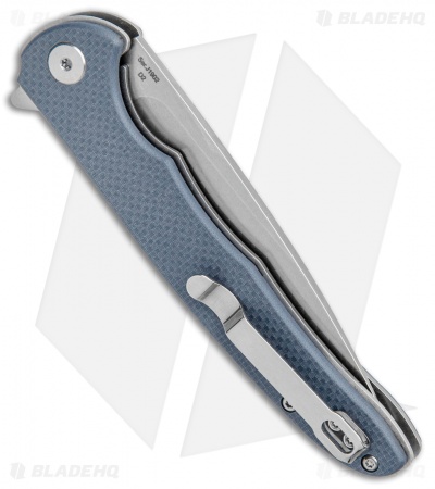 CJRB Cutlery Briar Liner Lock Knife Gray G-10  (3.75" D2 Stonewash) J1902-GYF