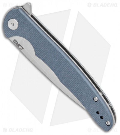 CJRB Cutlery Briar Liner Lock Knife Gray G-10  (3.75" D2 Stonewash) J1902-GYF