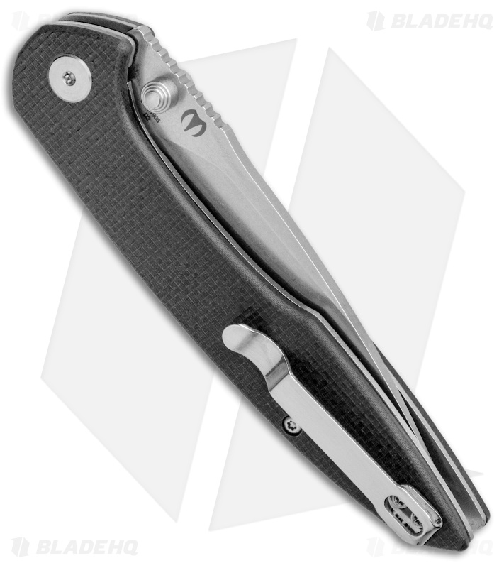 CJRB Cutlery Centros Liner Lock Knife Black G-10 (3.625" D2 Stonewash) J1905-BKF