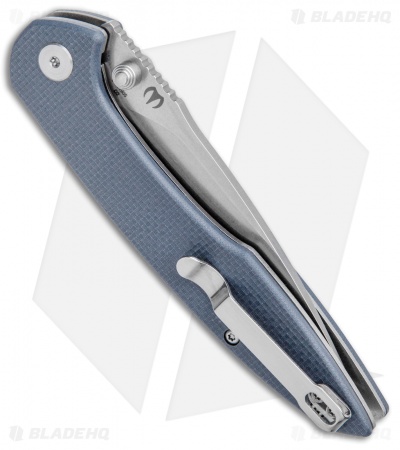 CJRB Cutlery Centros Liner Lock Knife Gray G-10 (3.625" D2 Stonewash) J1905-GYF