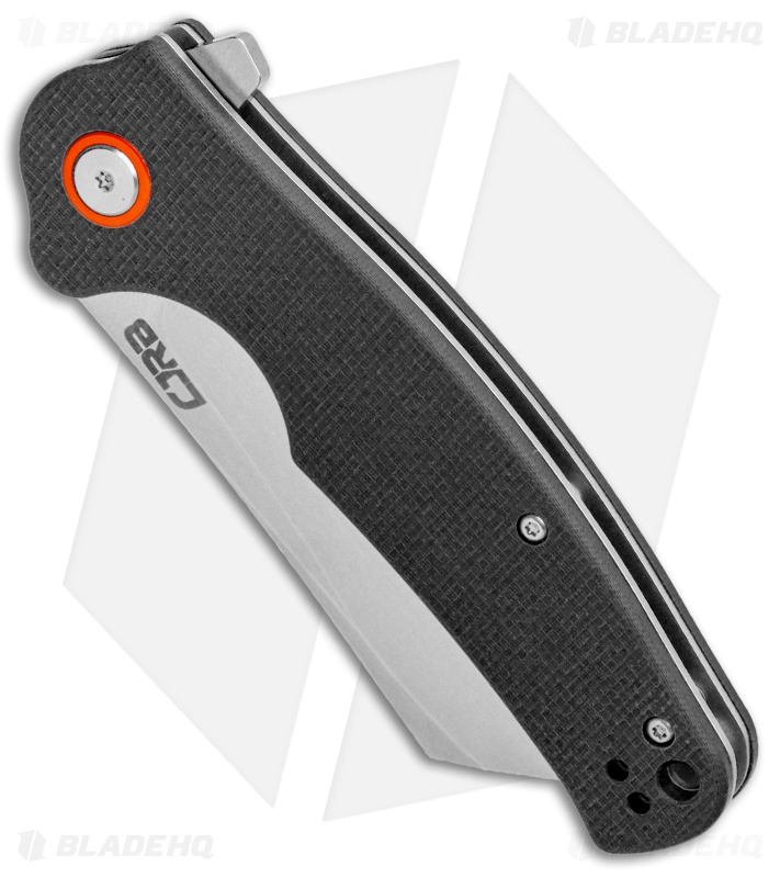 CJRB Cutlery Crag Liner Lock Knife Black G-10 (3.5" AR-RPM9 Stonewash) J1904-BKF