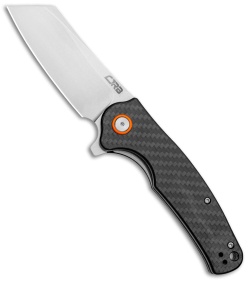 CJRB Cutlery Crag Liner Lock Knife Carbon Fiber (3.5" AR-RPM9 Stonewash) J1904CF