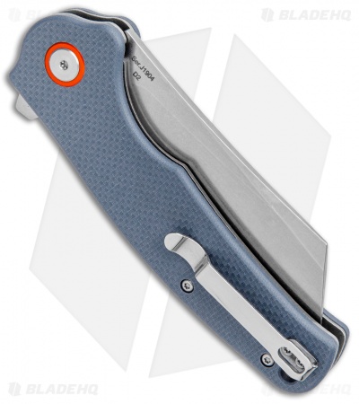 CJRB Cutlery Crag Liner Lock Knife Gray G-10 (3.5" Stonewash) J1904-GYF