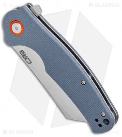 CJRB Cutlery Crag Liner Lock Knife Gray G-10 (3.5" Stonewash) J1904-GYF
