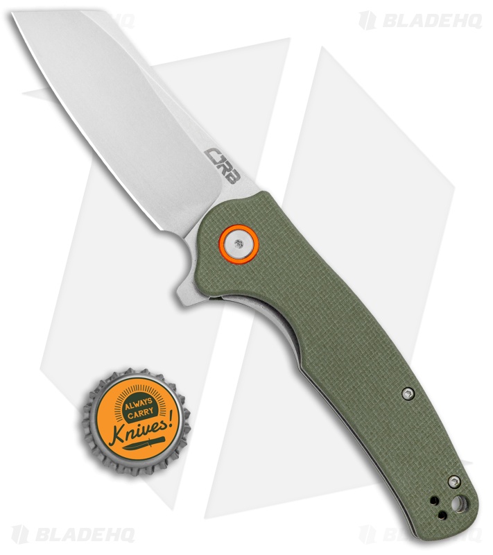 CJRB Crag - Liner Lock Knife | Green G-10 | Blade HQ