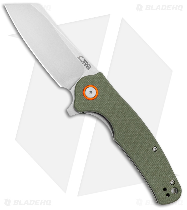 CJRB Crag - Liner Lock Knife | Green G-10 | Blade HQ
