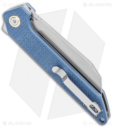 CJRB Cutlery Rampart Liner Lock Knife Gray G-10 (3.5" Stonewash) 