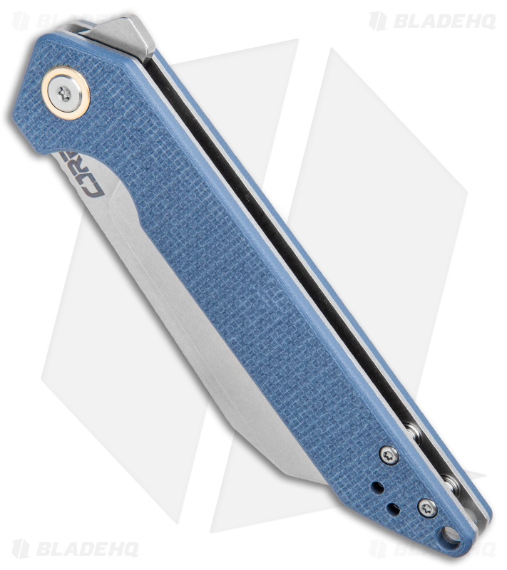 CJRB Cutlery Rampart Liner Lock Knife Gray G-10 (3.5" Stonewash) 