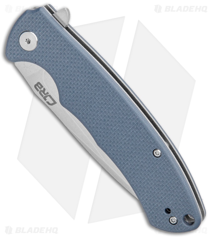 CJRB Cutlery Taiga Liner Lock Knife Gray G-10  (3.75" D2 Stonewash) J1903-GYF