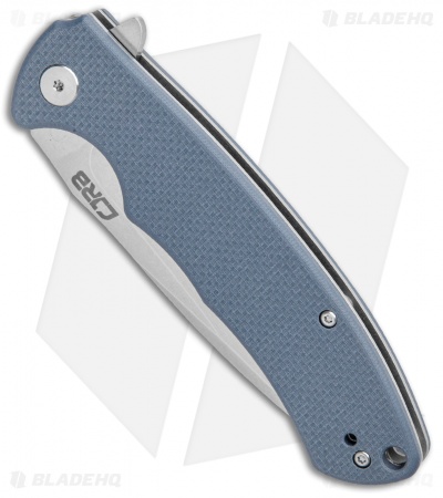 CJRB Cutlery Taiga Liner Lock Knife Gray G-10  (3.75" D2 Stonewash) J1903-GYF