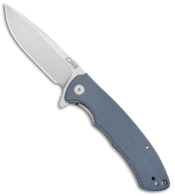 CJRB Cutlery Taiga Liner Lock Knife Gray G-10  (3.75" D2 SW) J1903-GYF *DISC*