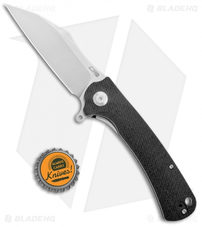 CJRB Cutlery Talla Liner Lock Knife Black G-10 (3.25" D2 Stonewash) J1901-BKC