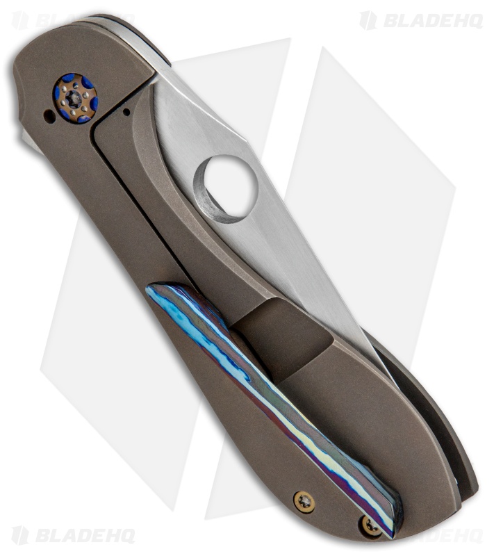 CMF Metalworks Custom Crusade V2 | Frame Lock Knife | Bronze Ti/Satin