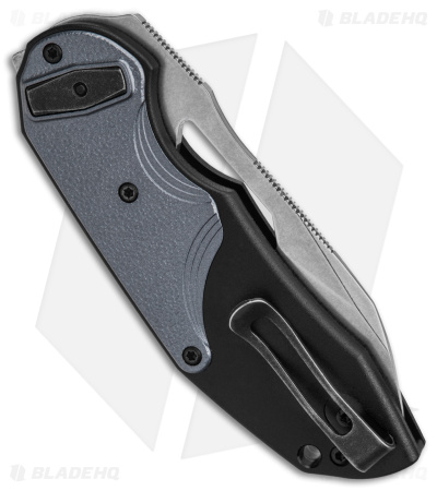 CRKT Attaboy Deadbolt Lock Assisted Knife Black/Blue GRN (2.73" SW) 5410