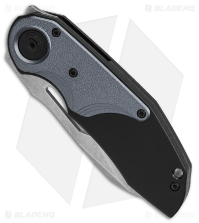 CRKT Attaboy Deadbolt Lock Assisted Knife Black/Blue GRN (2.73" SW) 5410