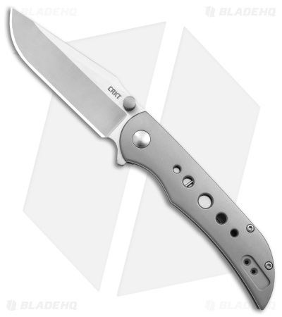 CRKT Oxcart Frame Lock Assisted Knife Stainless Steel (3.05" Satin) 6135