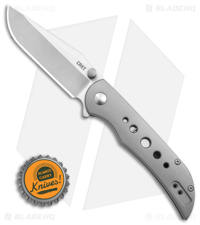 CRKT Oxcart Frame Lock Assisted Knife Stainless Steel (3.05" Satin) 6135