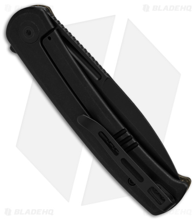CIVIVI Cetos Frame Lock Knife Coarse Green Micarta (3.48" Black SW) C21025B-3