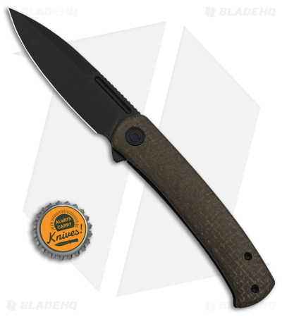 CIVIVI Cetos Frame Lock Knife Coarse Green Micarta (3.48" Black SW) C21025B-3