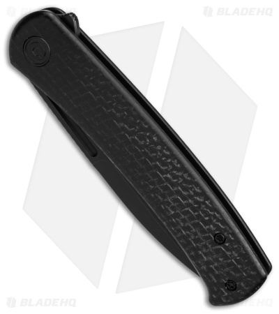CIVIVI Cetos Frame Lock Knife Coarse Black Micarta (3.48" Black SW) C21025B-2