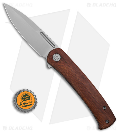 CIVIVI Cetos Frame Lock Knife Cuibourtia Wood (3.48" BB) C21025B-4