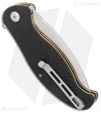 CIVIVI Naja Flipper Liner Lock Knife Black G-10 (3.75" Satin) C802C