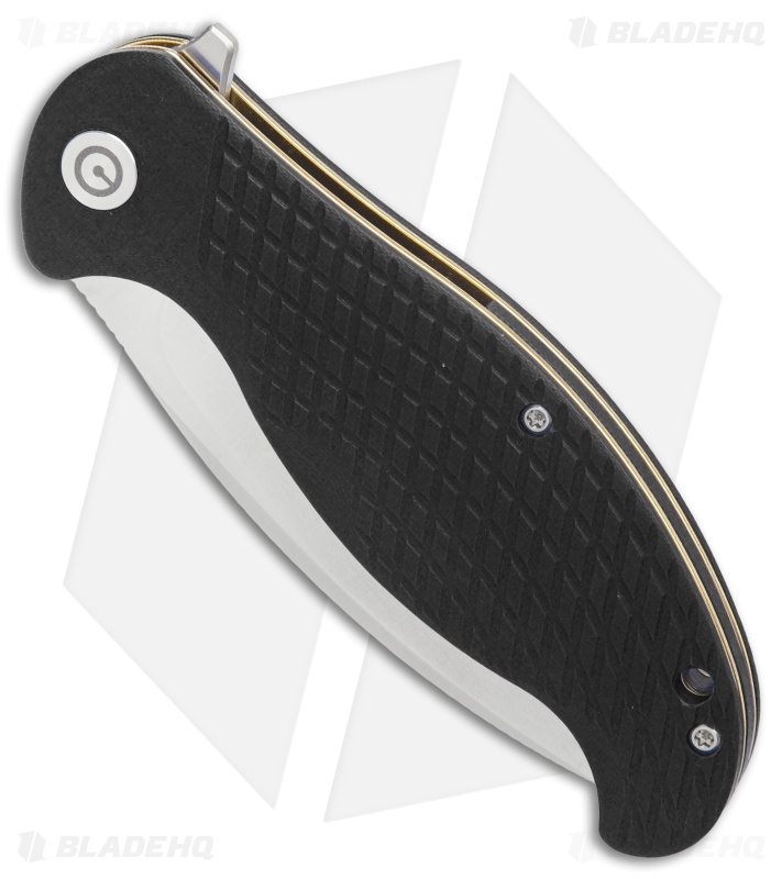 CIVIVI Naja Flipper Liner Lock Knife Black G-10 (3.75" Satin) C802C