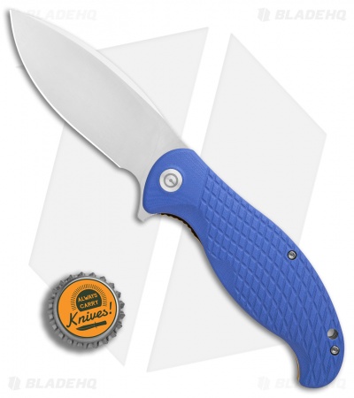 CIVIVI Naja Flipper Liner Lock Knife Blue G-10 (3.75" Satin) C802B