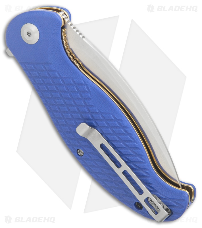 CIVIVI Naja Flipper Liner Lock Knife Blue G-10 (3.75" Satin) C802B