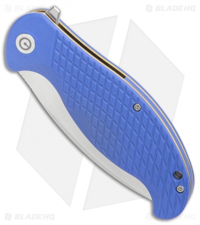 CIVIVI Naja Flipper Liner Lock Knife Blue G-10 (3.75" Satin) C802B