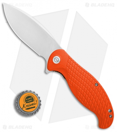 CIVIVI Naja Flipper Liner Lock Knife Orange G-10 (3.75" Satin) C802A
