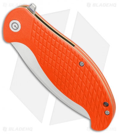 CIVIVI Naja Flipper Liner Lock Knife Orange G-10 (3.75" Satin) C802A