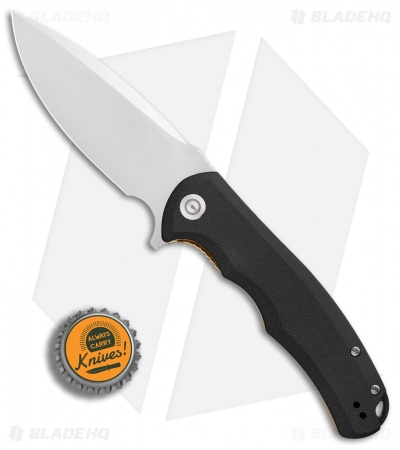 CIVIVI Praxis Flipper Liner Lock Knife Black G-10 (3.75" Satin) C803C