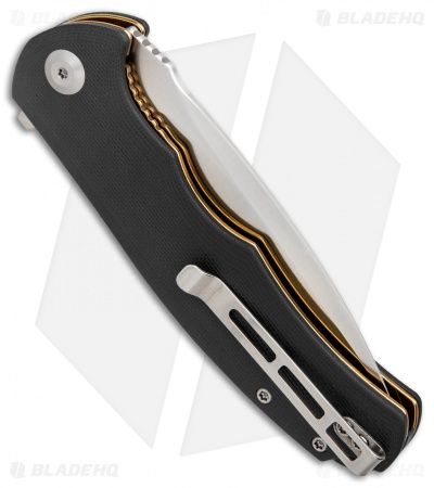 CIVIVI Praxis Flipper Liner Lock Knife Black G-10 (3.75" Satin) C803C