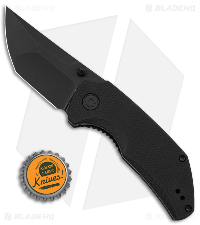 CIVIVI Thug 2 Liner Lock Knife Black G-10 (2.69" Black SW) C20028C-1