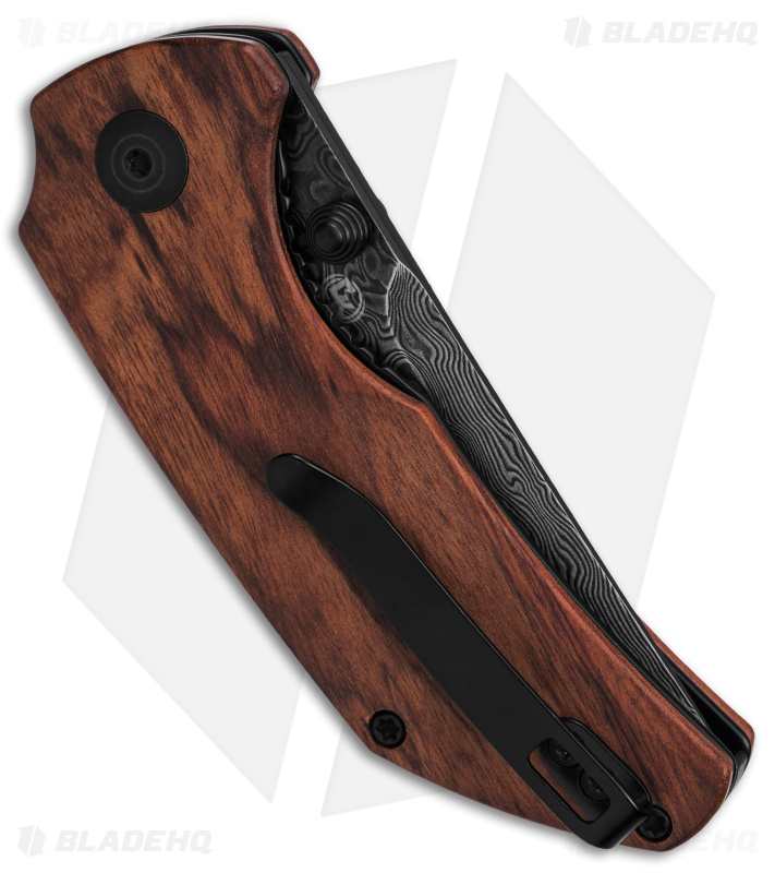 CIVIVI Thug 2 Liner Lock Knife Cuibourtia Wood (2.69" Damascus) C20028C-DS1