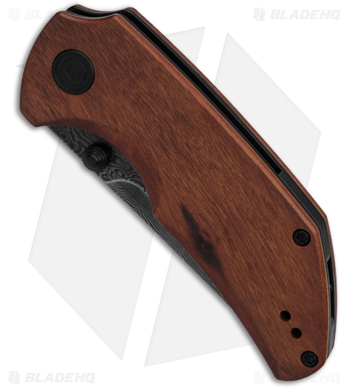 CIVIVI Thug 2 Liner Lock Knife Cuibourtia Wood (2.69" Damascus) C20028C-DS1