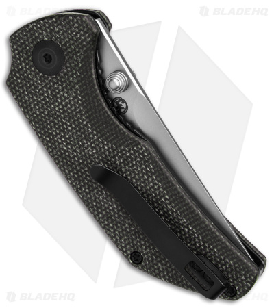CIVIVI Thug 2 Liner Lock Knife Dark Green Micarta (2.69" BB) C20028C-3