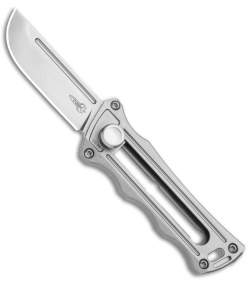 D Rocket Designs Micro KatanaX Manual OTF Titanium (2" Satin)