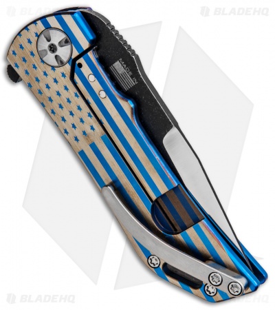 Darrel Ralph Designs DDR Dominator Blue Patriot D35 V2 Flipper (3.5" Two-Tone)