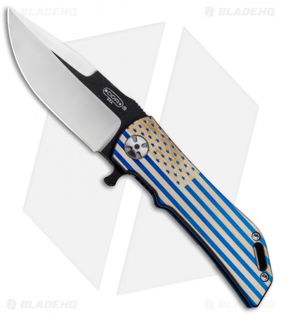 Darrel Ralph Designs DDR Dominator Blue Patriot D35 V2 Flipper (3.5" Two-Tone)